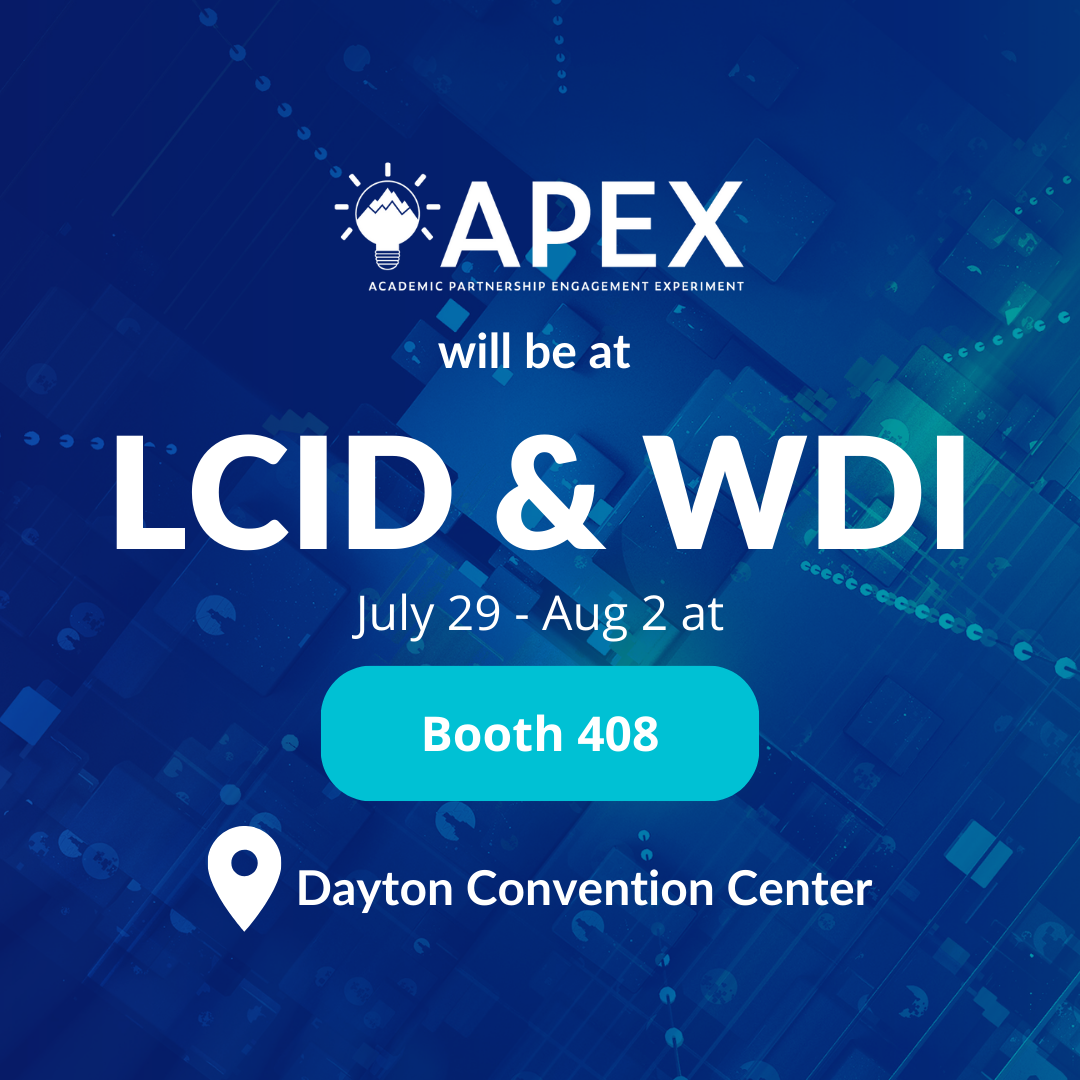 APEX at LCID/WDI 2024 Connecting Innovation and Industry